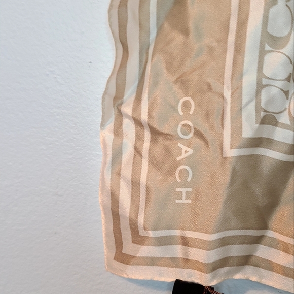 Coach Small Square Scarf - 20-21 Inches - Picture 7 of 9
